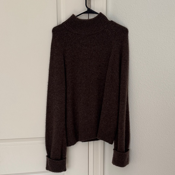 Reformation Sweaters - Reformation Dark Brown Turtleneck Sweater